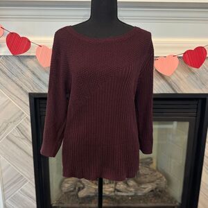 New York & Co Purple‎ Medium Sweater